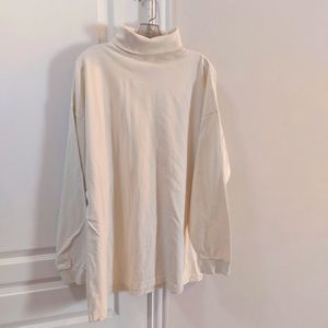 Brian Brothers Men's Cream Longsleeve Turtleneck Size XXL